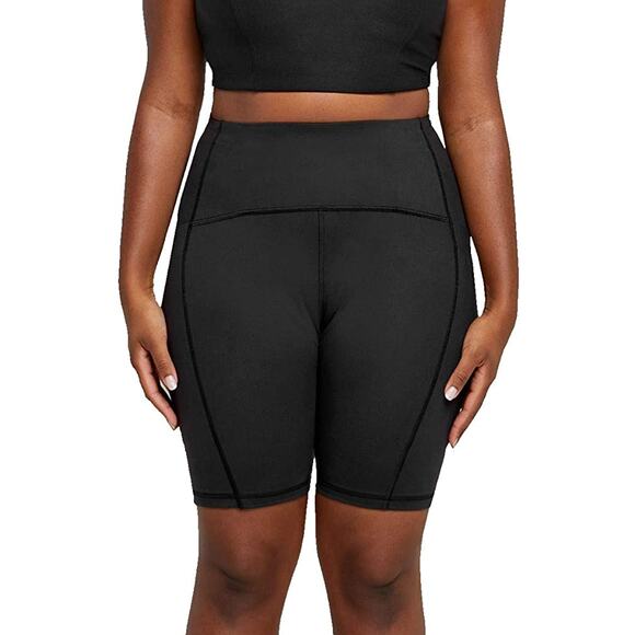Thinx Period Cycle Shorts Moderate Absorbency Black Activewear Women's Medium - Picture 3 of 10